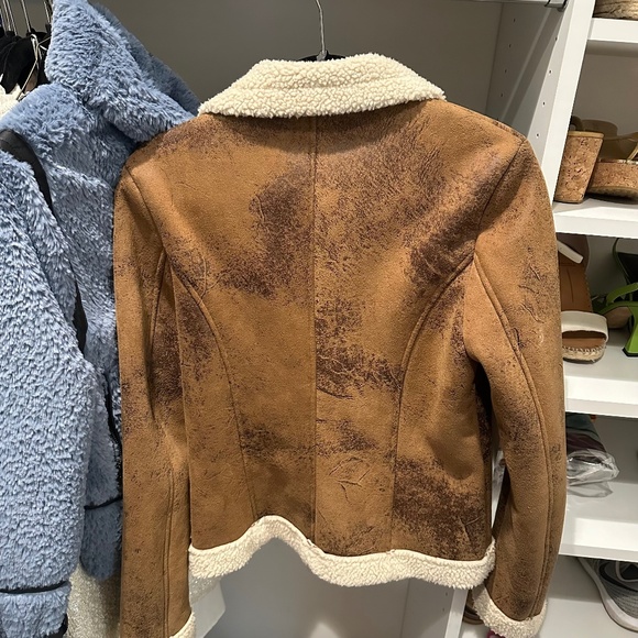 Bagatelle Suede-Shearling Jacket - Picture 2 of 2